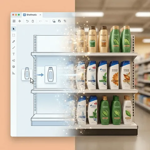 Realistic, flexible shelf design